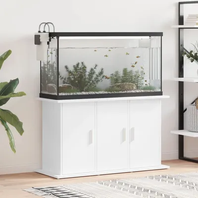 vidaXL support pour aquarium Bois d'ingénierie
