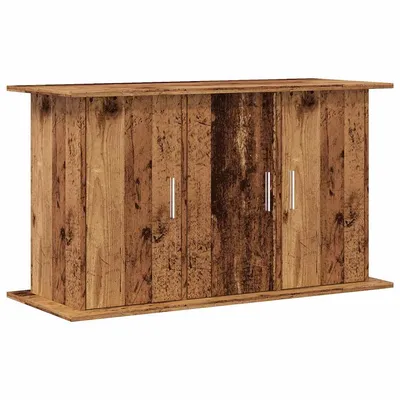 vidaXL support d'aquarium Bois d'ingénierie