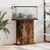 vidaXL support pour aquarium Bois d'ingénierie