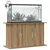 vidaXL support d'aquarium Bois d'ingénierie