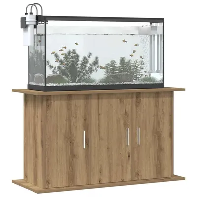 vidaXL support d'aquarium Bois d'ingénierie