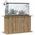 vidaXL support d'aquarium Bois d'ingénierie
