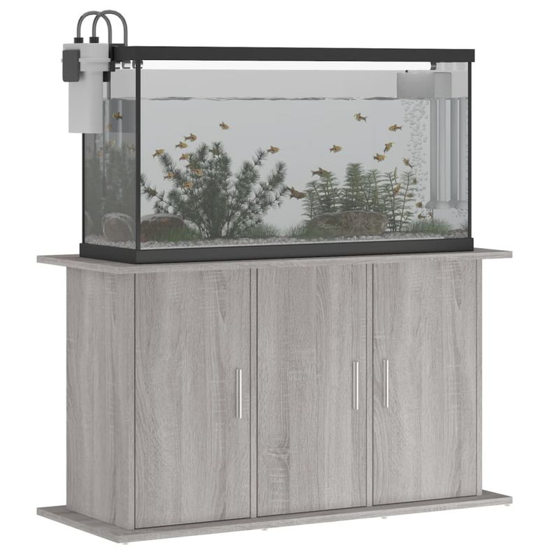 vidaXL support pour aquarium Bois d'ingénierie