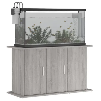 vidaXL support pour aquarium Bois d'ingénierie
