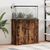 vidaXL support pour aquarium Bois d'ingénierie