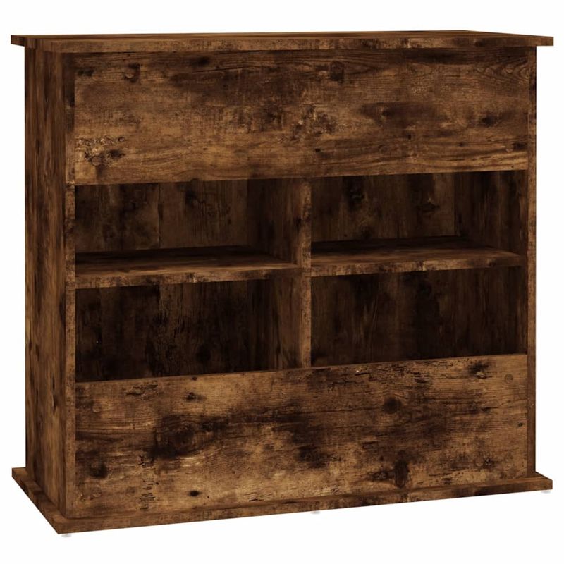 vidaXL support pour aquarium Bois d'ingénierie