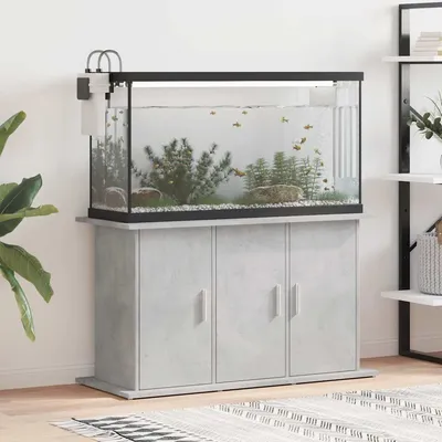 vidaXL support d'aquarium Bois d'ingénierie
