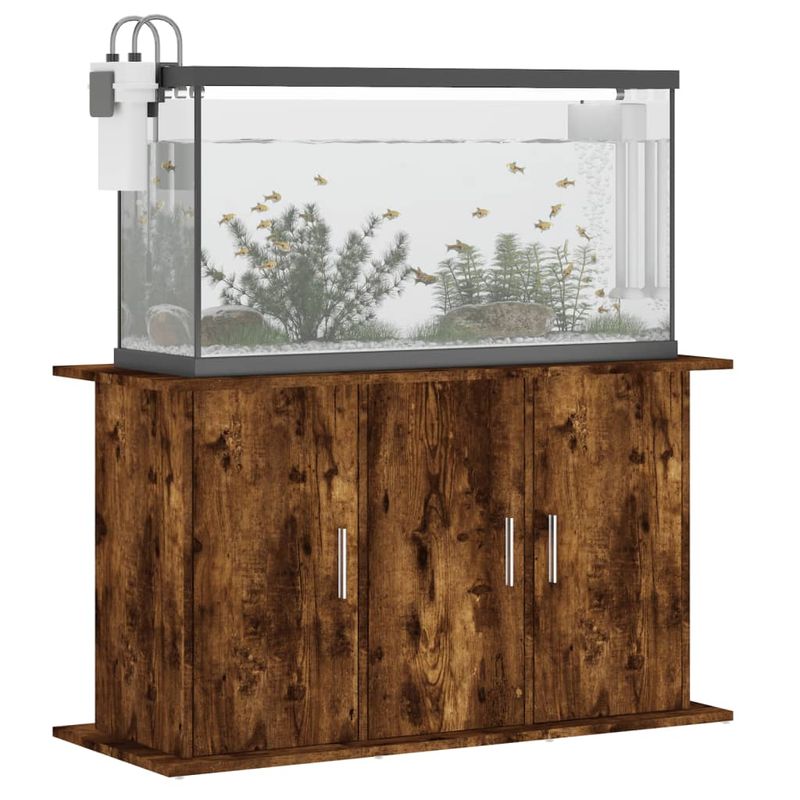 vidaXL support pour aquarium Bois d'ingénierie