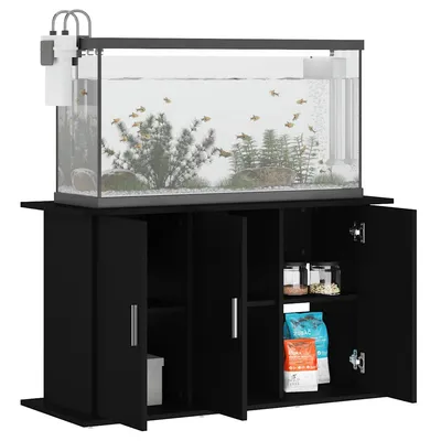 vidaXL support pour aquarium Bois d'ingénierie