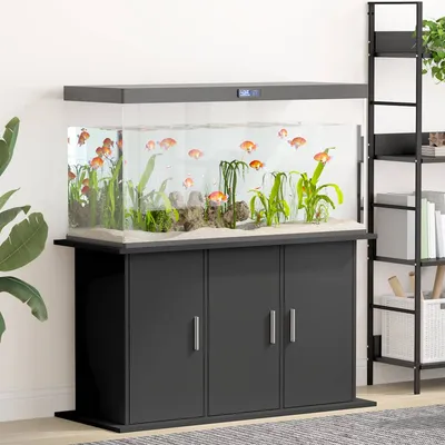 vidaXL support pour aquarium Bois d'ingénierie