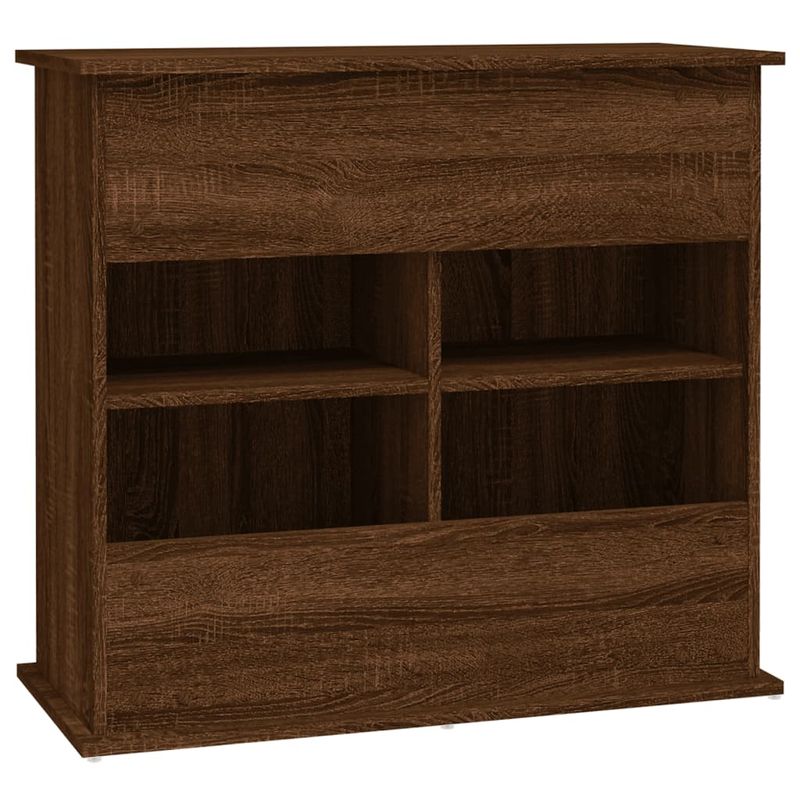 vidaXL support pour aquarium Bois d'ingénierie