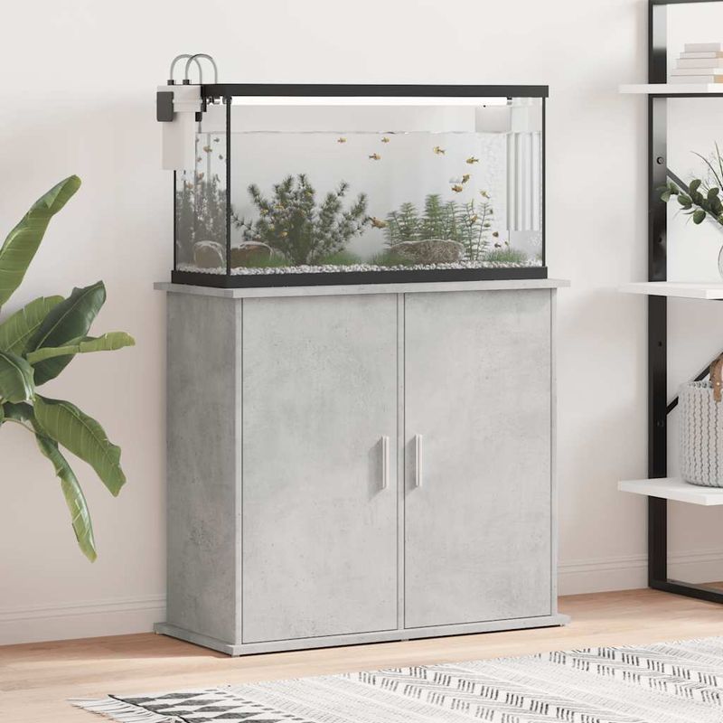 vidaXL support d'aquarium Bois d'ingénierie