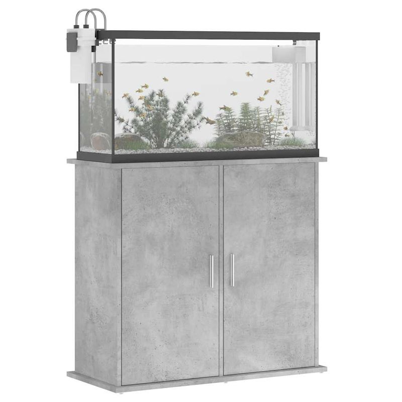 vidaXL support d'aquarium Bois d'ingénierie