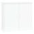 Blanc, 81 x 36 x 73 cm
