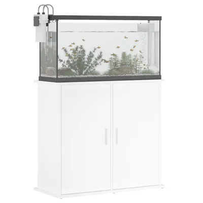 vidaXL support pour aquarium Bois d'ingénierie