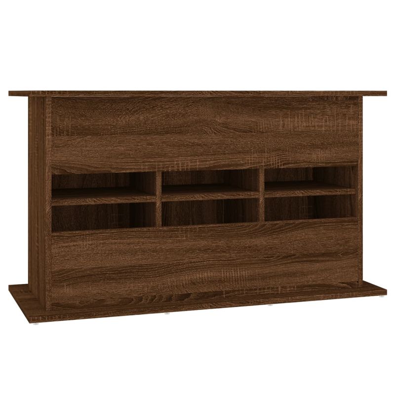 vidaXL support pour aquarium Bois d'ingénierie