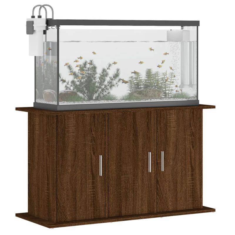 vidaXL support pour aquarium Bois d'ingénierie