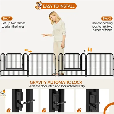 Yaheetech Parc pour Chien Multiusage