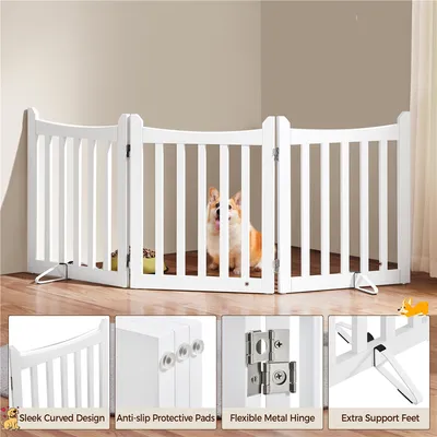 Absperrgitter für Hunde 60,5 cm H Schutzgitter 3 tlg Absperrgitter für Hunde 60,5 cm H Schutzgitter 3 tlg