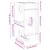 vidaXL maison pour chats Bois de pin