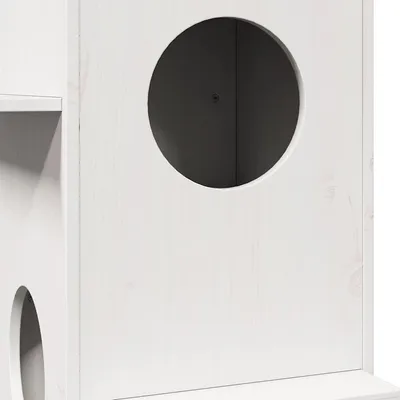 vidaXL maison pour chats Bois de pin