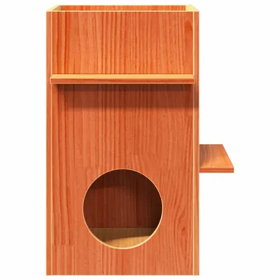 vidaXL maison pour chats Bois de pin