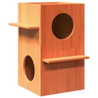 vidaXL maison pour chats Bois de pin