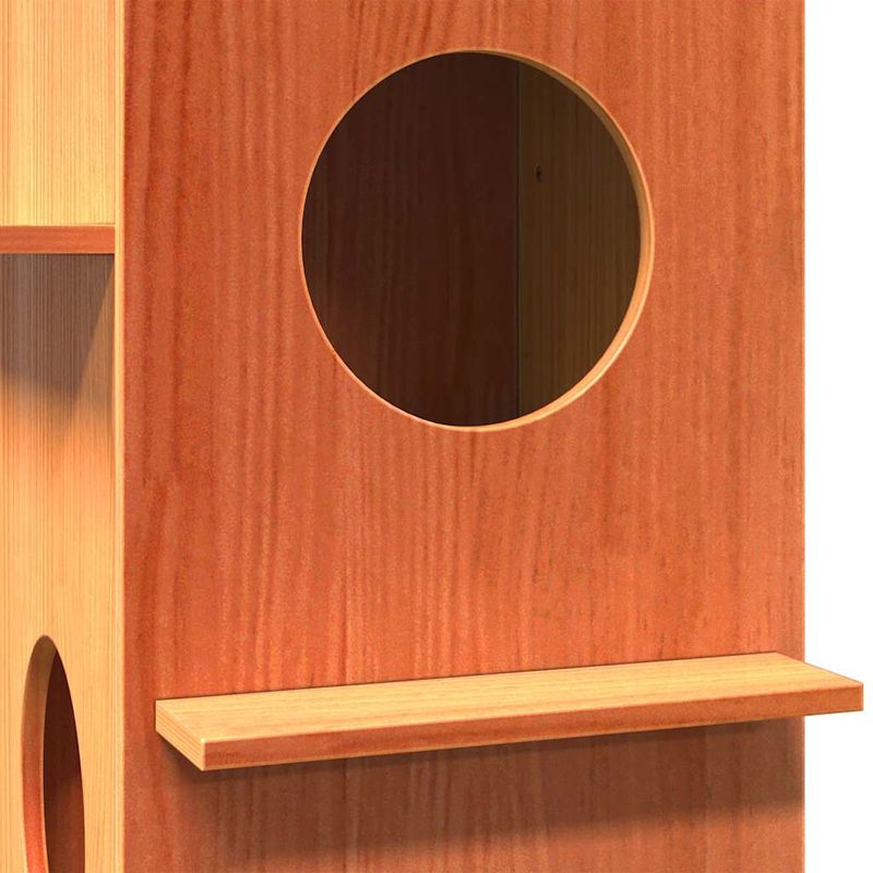 vidaXL maison pour chats Bois de pin