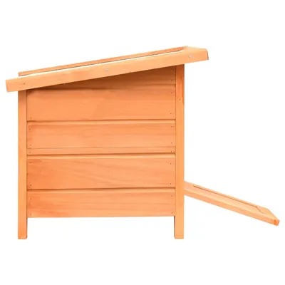 vidaXL maison pour chat Bois de pin