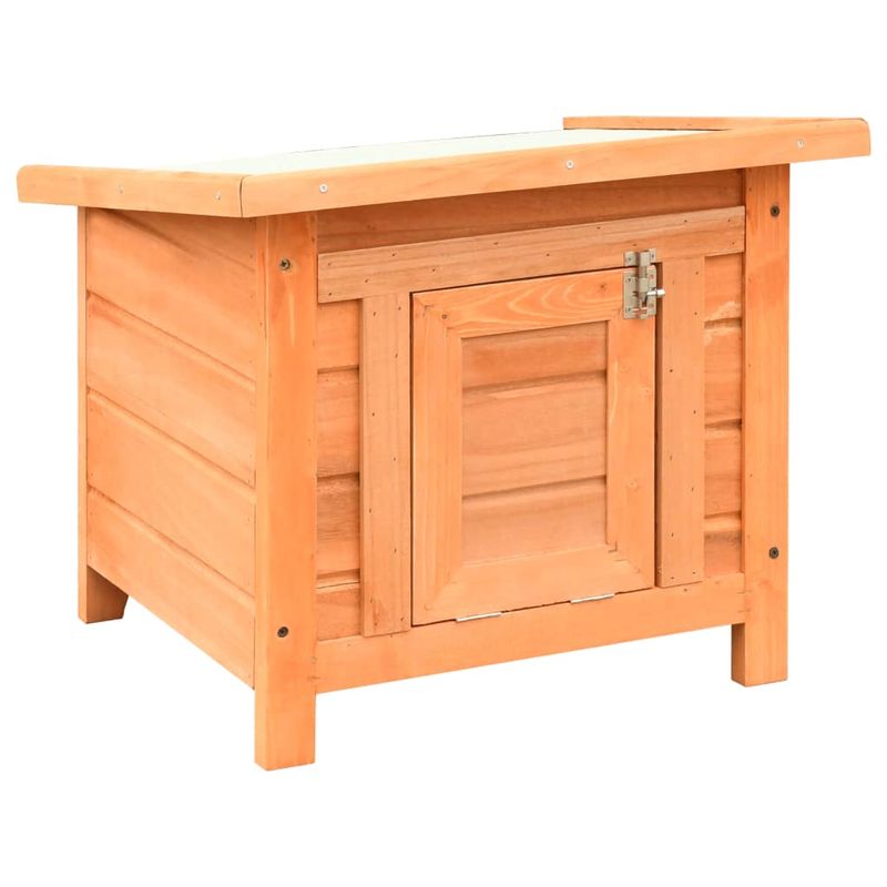 vidaXL maison pour chat Bois de pin