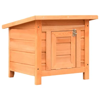 vidaXL maison pour chat Bois de pin