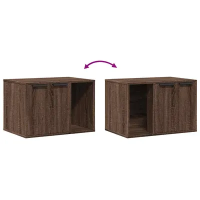 vidaXL meuble de bac à litière pour chat Bois d'ingénierie vidaXL meuble de bac à litière pour chat Bois d'ingénierie