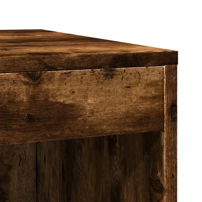 vidaXL meuble de bac à litière pour chat Bois d'ingénierie