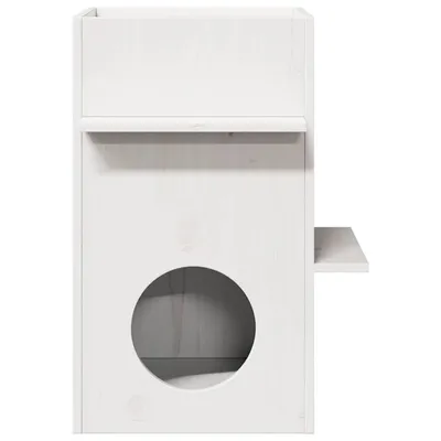 vidaXL maison pour chats Bois de pin