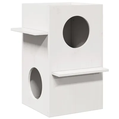 vidaXL maison pour chats Bois de pin