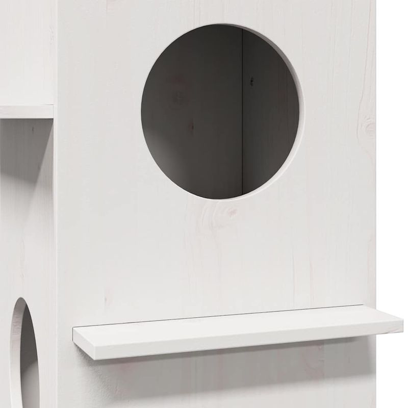 vidaXL maison pour chats Bois de pin
