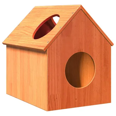 vidaXL maison pour chats Bois de pin vidaXL maison pour chats Bois de pin