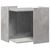 Gris béton Gris béton, 53 x 53 x 51 cm 53 x 53 x 51 cm