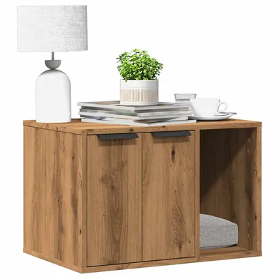 vidaXL meuble de bac à litière pour chat Bois d'ingénierie vidaXL meuble de bac à litière pour chat Bois d'ingénierie