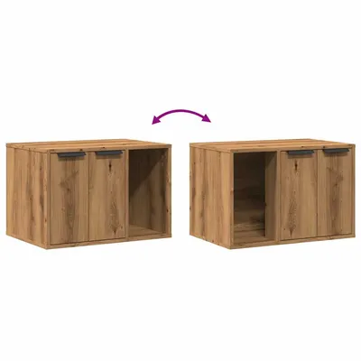 vidaXL meuble de bac à litière pour chat Bois d'ingénierie vidaXL meuble de bac à litière pour chat Bois d'ingénierie