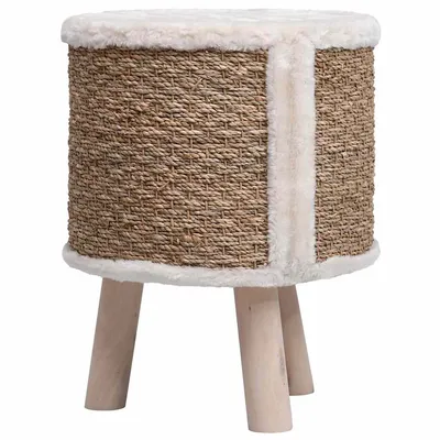 vidaXL maison de chat Jonc de mer / Algue