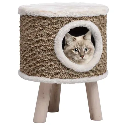 vidaXL maison de chat Seagrass