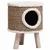 vidaXL maison de chat Jonc de mer / Algue