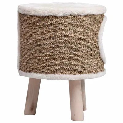 vidaXL maison de chat Jonc de mer / Algue