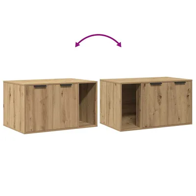 vidaXL meuble de bac à litière pour chat Bois d'ingénierie vidaXL meuble de bac à litière pour chat Bois d'ingénierie