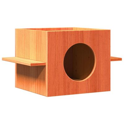 vidaXL maison pour chats Bois de pin massif