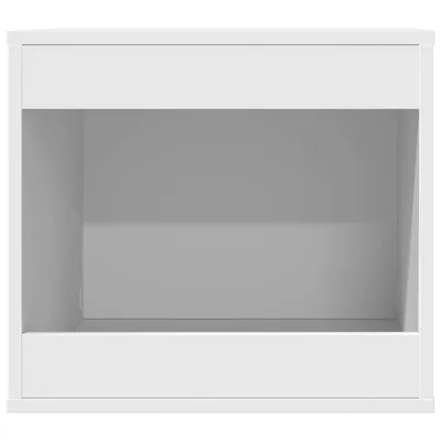 vidaXL meuble de bac à litière pour chat Bois d'ingénierie