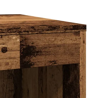 vidaXL meuble de bac à litière pour chat Bois d'ingénierie