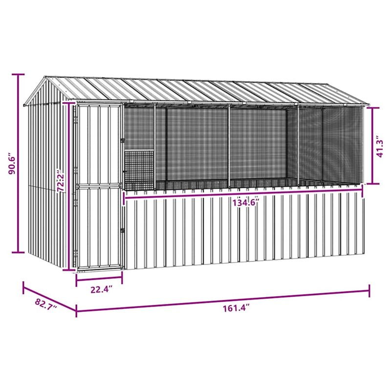 vidaXL Cage à Oiseaux