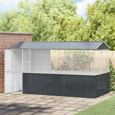 vidaXL Cage pour oiseaux Acier